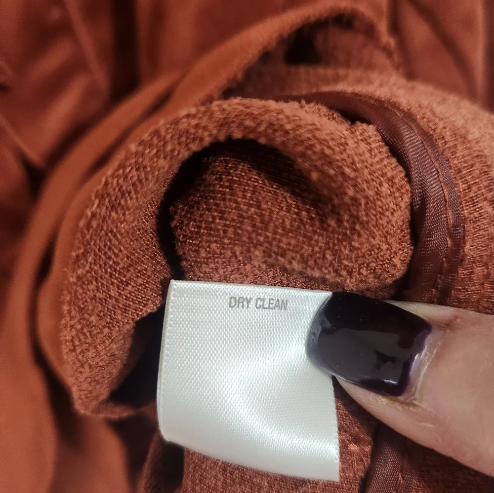 Women's Rust Jacket With Silver Buttons, Size 3x - image 5